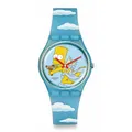 Produktbild: Swatch The Simpsons Angel Bart Valentine's Edition, blau, M, Klassisch