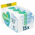 Produktbild: Pampers Harmonie Aqua Feuchttücher (15 x 48 Stück)
