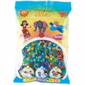 Produktbild: Hama Bügelperlen Midi - Transparent Glitter 3000 Perlen