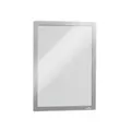Produktbild: DURABLE DURAFRAME DIN A4 Inforahmen Selbstklebend, Magnetisch Silber Haftend Hartfolie 487223 23,4 (B) x 0,6 (T) x 32,6 (H) cm DURAFRAME 2 Stück