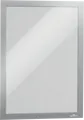 Produktbild: DURABLE 487223 - Info-Rahmen, A4, selbstklebend, aufklappbar, silber, 2 Stück
