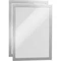 Produktbild: Durable 487223 DURAFRAME A4 - 4872 Info-Rahmen, selbstklebend DIN A4 Silber (...