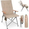 Produktbild: Modante Campingsessel, Beige, Metall, Textil, Rundrohr, 54x102x71 cm, Freizeit, Campingzubehör, Campingstühle