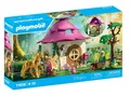 Produktbild: PLAYMOBIL Feen Gemütliches Feenzuhause mit Goldeinhorn und Stall 71838