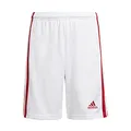 Produktbild: adidas Jungen Squadra 21 Shorts, White/Team Power Red, 7-8 Years