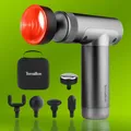 Produktbild: TERRAILLON Massagepistole für Muskeln, 3 Stufen, 5 Aufsätze, USB-C