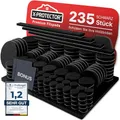 Produktbild: X-PROTECTOR Filzgleiter Selbstklebend Schwarz - 235 Stück Großpackung Premium Möbelgleiter. Filzgleiter groß - Möbelpads aus Filz selbstklebend - Holzbodenschu - Schützen Sie Ihre Holzfußböden!