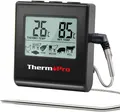 Produktbild: ThermoPro TP16 Digitales Bratenthermometer Ofenthermometer Fleischthermometer