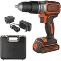 Produktbild: Black+Decker Akku-Schlagbohrschrauber BL188K-QW, 18V / 1,5Ah, mit Akku, Ladegerät und Koffer