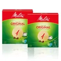 Produktbild: Melitta Original Kaffeefilter Rund 1 Naturbraun – 2 x 100 Stk (200 Filter gesamt