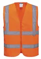 Produktbild: Portwest Warnschutzweste mit Reißverschluss, Größe: L, Farbe: Orange, C375ORRL