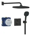 Produktbild: Grohe Precision Thermostat Duschsystem mit Vitalio Comfort 250 - Mattschwarz