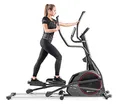 Produktbild: Hop-Sport Crosstrainer HS-095CF - Ellipsentrainer 30kg Schwungmasse - Ellipsen Crosstrainer max. Benutzergewicht 135kg - Crosswalker grau