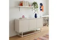 Produktbild: en.casa Sideboard, »Boxholm« mit 3 Türen 120 x 30 x 55 cm Sandfarben