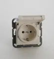 Produktbild: GIRA 045427 System 55 Schuko-Steckdose m. Klappdeckel reinweiß matt
