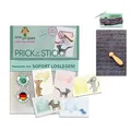 Produktbild: mikiprojekt® 2in1 Premium Prickelnadel Set Kinder inkl. Stickbilder, Wollfilz - ohne Plastik, made in Germany - Sicheres Prickeln & Sticken Kinder Set aus unbedenklichem Premium Material - Prickelset
