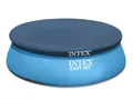 Produktbild: Intex Poolabdeckung 366 cm für Easy Set Rundpool 28022 Regenablauf Ösen