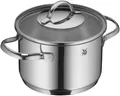 Produktbild: WMF Bratentopf Aparto Bratentopf mit Deckel, 16 cm, Cromargan Edelstahl rostfrei 18/10 (1-tlg., Glasdeckel, Induktion V 1,4l, kleiner Topf (16 cm), poliert, unbeschichtet, induktionsgeeignet