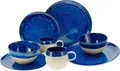 Produktbild: CreaTable, 23636, Deep Blue Sea Blau, Kombiservice 8-tlg, Steinzeug