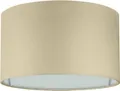 Produktbild: Wogati® Premium Lampenschirm E14/E27 Baumwolle|Farbe: Beige/Größe: Ø30cm Höhe 20cm