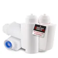 Produktbild: MEISTERZWECK4U - 4 Stück Ersatz Wasserfilter kompatibel mit Siemens EQ-Series, Supresso & Bosch Kaffeevollautomaten - Brita Intenza Filtersystem - Filterpatrone für Kalkschutz & Geschmacksverbesserung