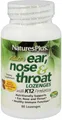 Produktbild: Natures Plus Adult``s Ear, Nose & Throat- 60 Lozenges (428,30 EUR/kg)
