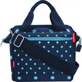 Produktbild: KLICKfix Roomy Lenkertasche mixed dots blue 4 L