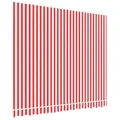 Produktbild: vidaXL Markisenbespannung, Markisenstoff UV-beständig, Markisentuch Wasserabweisend, Ersatzstoff Markisen-Zubehör, Rot Weiß Gestreift 3x2,5m