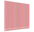 Produktbild: vidaXL Markise Markisenbespannung Rot und Weiß Gestreift 3x2,5 m