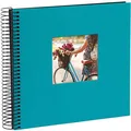 Produktbild: goldbuch Spiralalbum Bella Vista mit Fenster 20x20 40 schwarze Seiten türkis