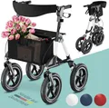 Produktbild: Alu Outdoor Rollator mit Luftbereifung »Komfort« faltbar