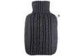 Produktbild: HUGO FROSCH Wärmflasche Strick dunkelgrau