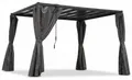 Produktbild: osoltus Lamellen-Pavillon Pergola Lamellendach 3 x 3,2 m mit Vorhang