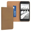 Produktbild: Handy Hülle für Apple iPhone SE 2022 / 2020 / iPhone 8 / 7 Tasche Etui Hellbraun
