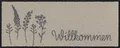 Produktbild: Salonloewe Fußmatte 030x075 cm Willkommen Wiese Fußabtreter, innen, außen, Schmutzfangmatte, Sauberlauf-Teppich