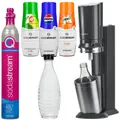 Produktbild: NEU Sodastream Crystal 3.0 Schwarz Glaskaraffe CO2 Sirup Set Getränkesprudler