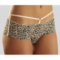 Produktbild: Panty LASCANA, Damen, Gr. 36/38, beige (leodruck), Obermaterial: 88% Polyamid, 12% Elasthan, figurbetont, Unterhosen Panty, in aufregender Leo-Optik