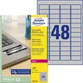 Produktbild: Zweckform Typenschild-Etiketten L6009-100, silber, 45,7 x 21,2mm, 100 Blatt, 4800 Stück