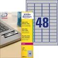 Produktbild: AVERY Zweckform L6009-100 Typenschild Folienetiketten (45,7x21,2 mm auf DIN A4,