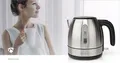 Produktbild: Edelstahl Wasserkocher 1l 2150W Kabellos 360° Drehbasis Strix® Controller