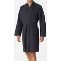 Produktbild: Schiesser Bademantel Waffel Piqué - Organic Cotton, Baumwolle, nicht relevant, Gürtel, Bademantel - Baumwolle - Mit Bindekordel und zwei aufgesetzten Taschen grau XL (56/58)