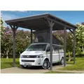 Produktbild: Skan Holz Carport Emsland Caravan 404 cm x 604 cm Schiefergrau