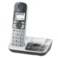Produktbild: Panasonic KX-TGE520GS Seniorentelefon Anrufbeantworter schnurlos Festnetztelefon