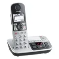 Produktbild: Panasonic KX-TGE520GS DECT Seniorentelefon mit Notruf und Anrufbeantworter