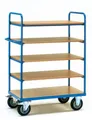 Produktbild: Fetra 8242 Etagenwagen Stahl pulverbeschichtet Traglast (max.): 500kg Brillantblau (RAL 5007)
