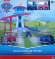 Produktbild: Paw Patrol Rennbahn Turm mit Mini-Fahrzeug Chase Marshall Hauptquartier