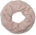 Produktbild: styleBREAKER Damen Loop Schal mit Glitzer-Effekt | Einfarbiger Schlauchschal aus weicher Viskose | Leicht & Elegant | 87 x 93 cm, Farbe:Altrose dunkel