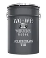 Produktbild: WO-WE Holzfarbe Holzlack Wetterschutzfarbe Außen & Innen - Reinweiß RAL 9010-2,5L