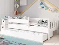 Produktbild: Kids Collective Kinderbett 80x160 | 80x180 | 90x200 cm mit Schublade, Rausfallschutz & Lattenrost in weiß 200 x 90 Mädchen Jungen Bett