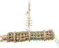 Produktbild: TRIXIE Naturspielzeug für Vögel zum Einhängen - aus Seegras, Holz und Papier - auch zum Befüllen mit Snacks geeignet - 55 cm - 58722